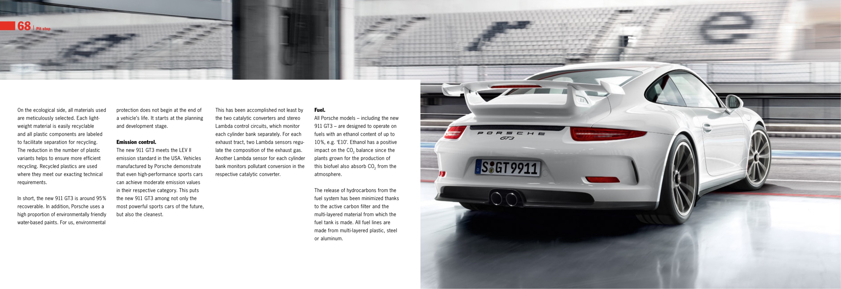 2014 Porsche 911 GT3 Brochure Page 42